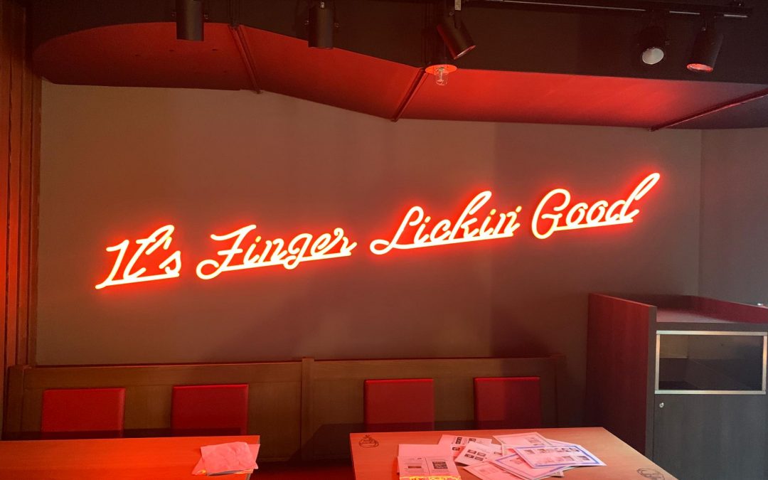 KFC Losanna, dal neon al led senza nessuna differenza